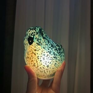 Unique beautiful bird figurine light up decor